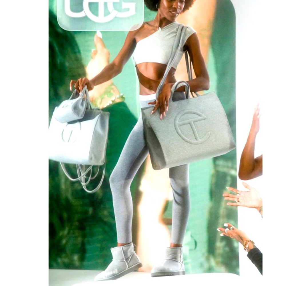 UGG x TELFAR Medium Fleece Shopper - Heather Grey
